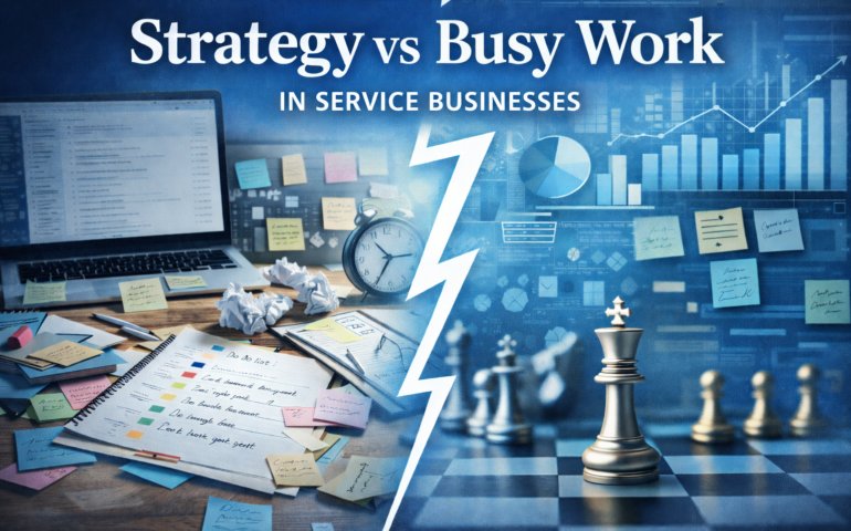 strategy vs busy work